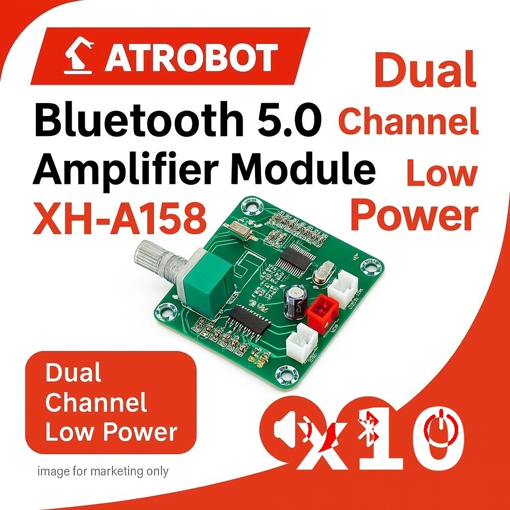 10 Sets – XH-A158 Bluetooth 5.0 แอมป์บอร์ด PAM8403 2x5W ขนาด