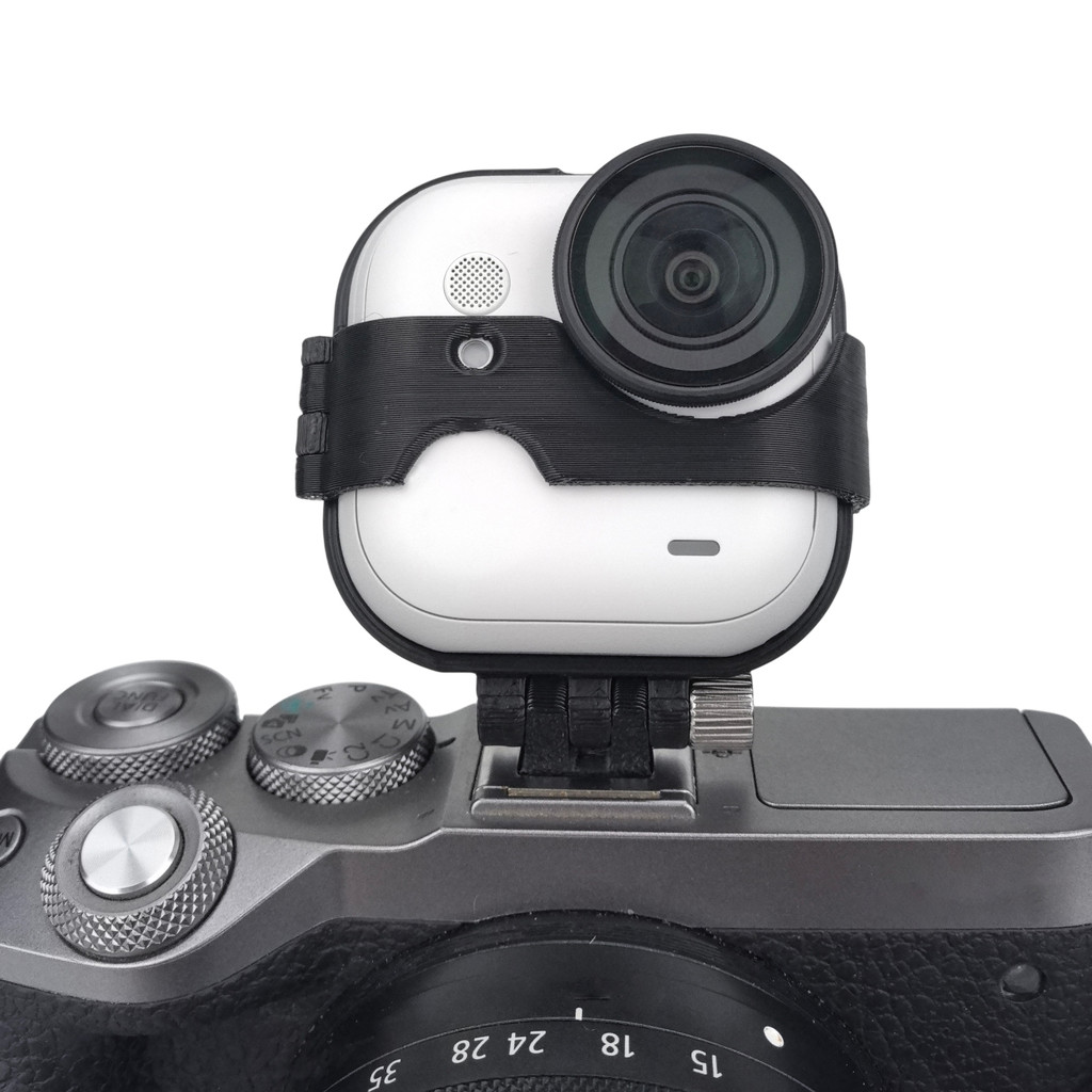 ขายึดขยายรองเท้าร้อนสําหรับกล้อง Insta360 Go Ultra, ขายึดแบบปรับได้หลายมุมน้ําหนักเบาพร้อมการออกแบบ Snap-On Secure
​