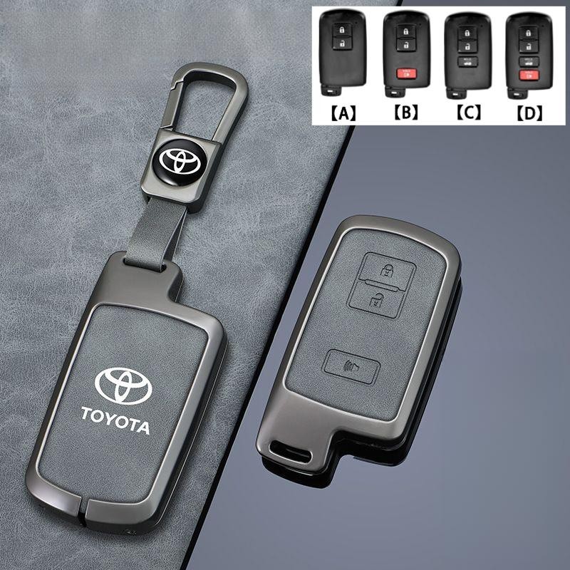 ฝาครอบกุญแจรถสําหรับ Toyota Altis 2014 2015 Harrier UX60 Camry Hybrid Esquire 2018 Corolla 2019 Rav4 Sienta 2 3 4 ปุ่ม Key Fob ป้องกัน Shell Key กรณี