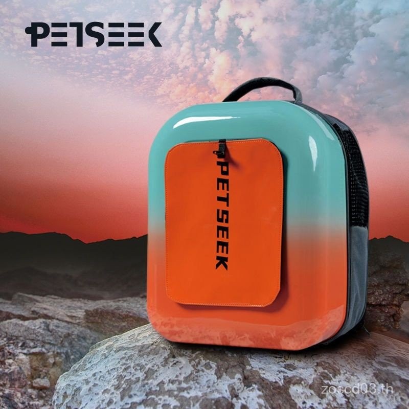 ของใช้แนะนํา ⭐ กระเป๋าสัตว์เลี้ยง Outing Portable Breathable Dog Bag Xia Mi Backpack Dog Outing Take