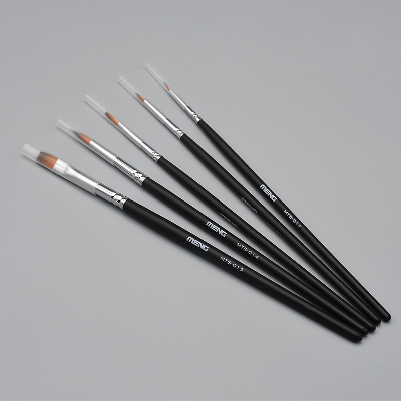 MENG MODEL MTS-010 Model Dedicated Coloring Pen Set Hook Line Pen Flat Pen