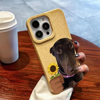 เคสโทรศัพท์มือถือ For iPhone 11 14 15 12 13 Pro Max X XS XR 6 7 8 14 Plus รูปแบบสุนัขตลก วัสดุ TPUSoft shell Funny Case