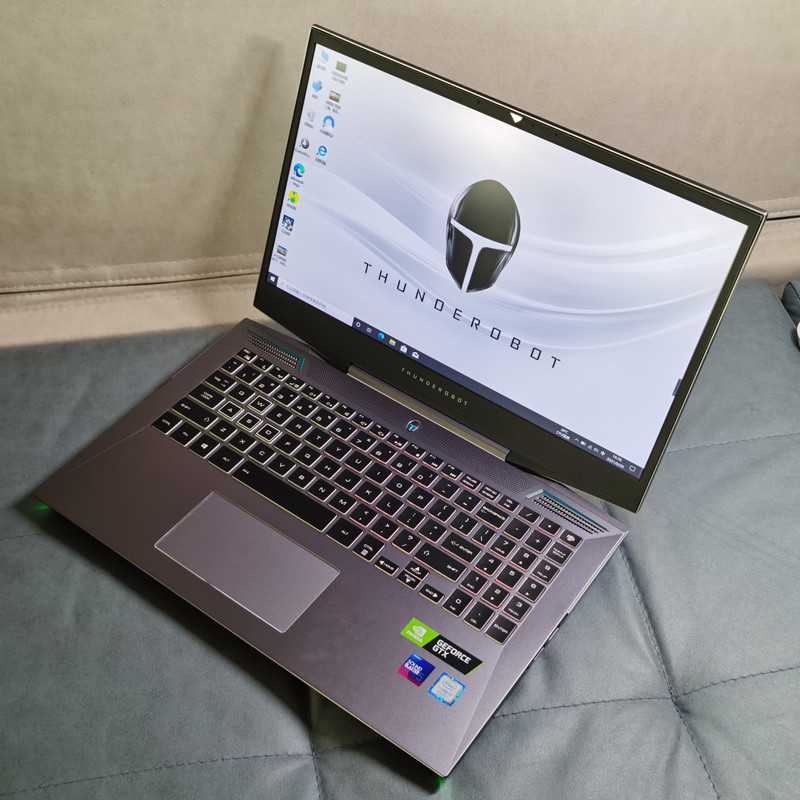 มือสอง Thor 911AIR Mechanic แล็ปท็อป I7 Six-Core Octa-Core Sharp Dragon RTX3050 หนังสือเกมจอแสดงผลอิ