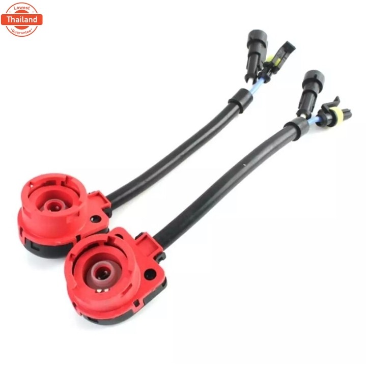 BKK XENON ซ็อกเก็ตสายไฟ D2 D2S D4C D4R HID 2 ชิ้น ตัวแปลงเชื่อมต่ออะแดปเตอร์ปลั๊กสายไฟเทียม