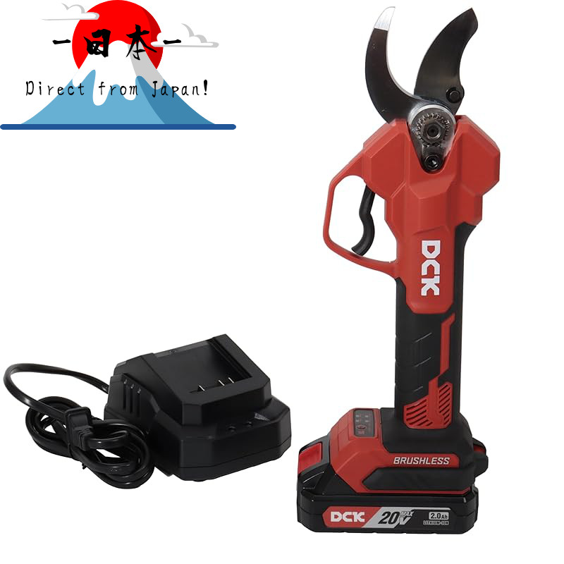 [Direct from Japan]
DCK 20V Cordless Brushless Pruning Shears Set with 35mm Cutting Diameter (Includ