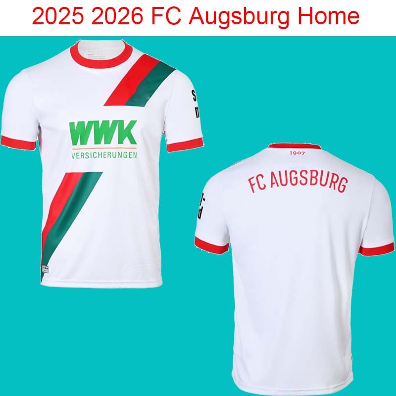 2025 2026 FC Aucsburg Home Men Jersey