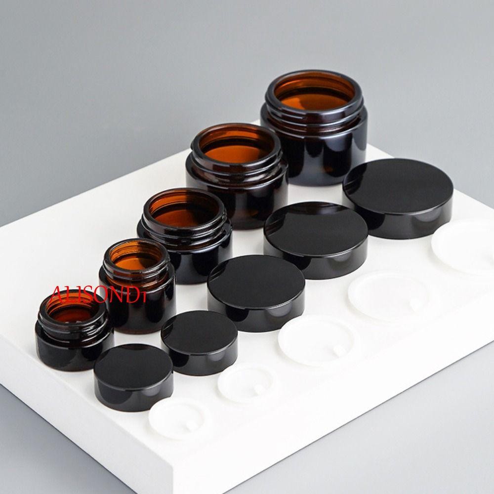 ALISOND1 Face Cream ขวดแก้ว Lightproof แต่งหน้า Vials Lip Balm ขวดรีฟิล Amber Lotion Vials