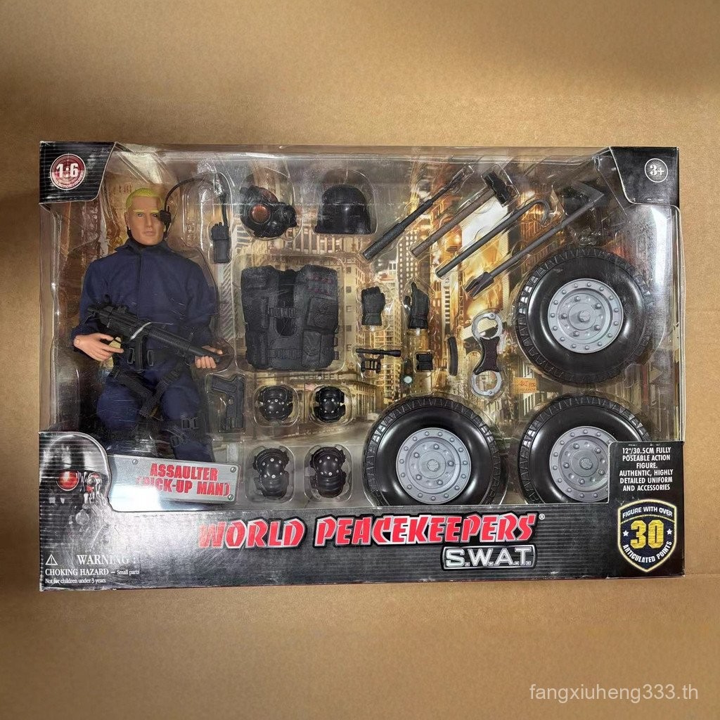 [Soldier Figure] Justice Redsmith 1: 6 Action Figure Soldier SWATT Figure Set Model Childrens Toy Gi