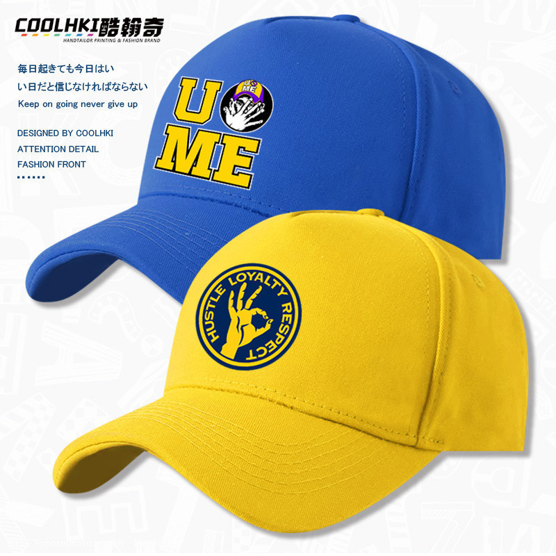 หมวกเบสบอล WWE John Cena มวยปล้ํารอบ John Cena หมวกลิ้นเป็ดบังแดดกลางแจ้งเบสบอลหมวก Outdoor hat