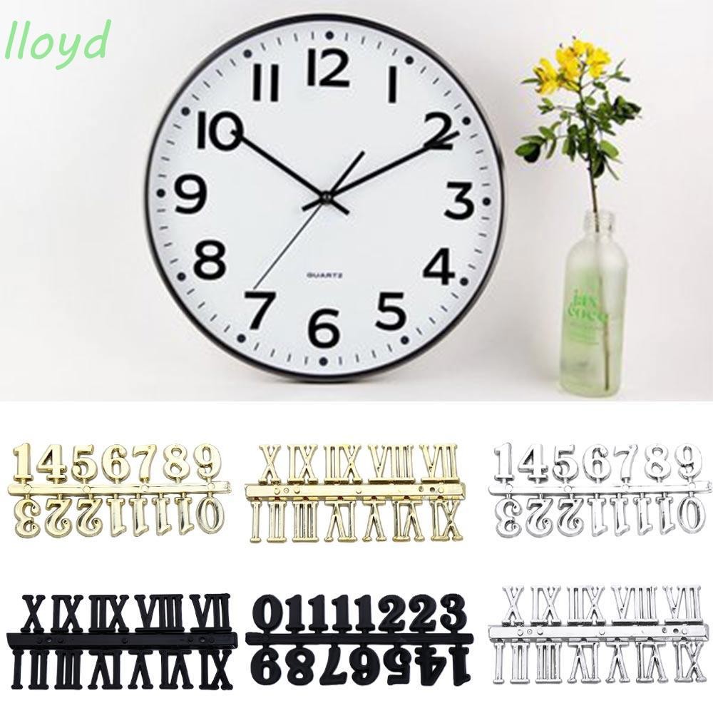 LLOYD ชิ้นส่วนนาฬิกาควอッツดิจิตอล พร้อมตัวเลขอาหรับแบบ 3D และอุปกรณ์ซ่อมบำรุง