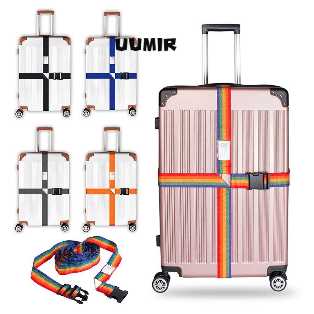 UUMIR  หัวเข็มขัดสติกเกอร์ ป้องกันการสูญหาย อุปกรณ์เสริม สําหรับติดกระเป๋าเดินทา