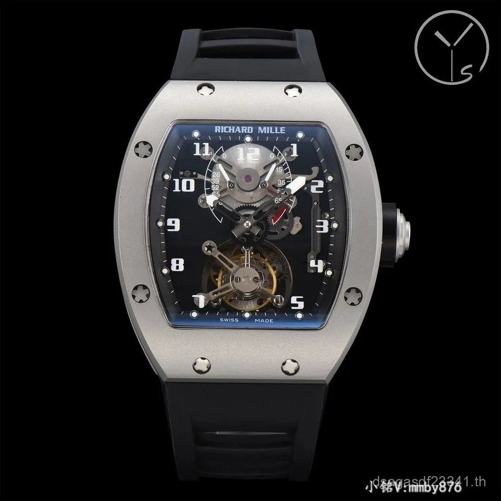 [คุณภาพชั้นนํา] RM001 Tourbillon นาฬิกาผู้ชายนาฬิกาเฉพาะหล่ออัตโนมัติเต็มรูปแบบอารมณ์หน้าปัดขนาดใหญ่