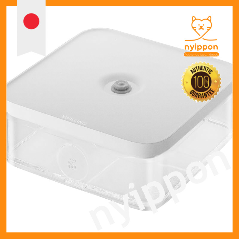 ZWILLING Fresh & Save Cube Storage Organizer M Size X-Tall Clear BPA-Free Airtight Dry Food Storage 