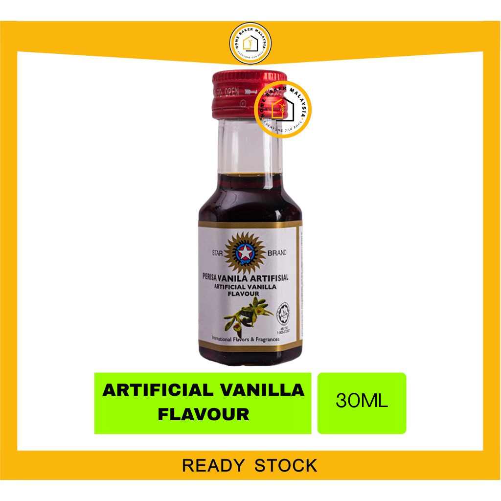 STAR BRAND ARTIFICIAL VANILLA FLAVOUR / VANILLA ESSENCE 30ML - โฮมบาเกอร์