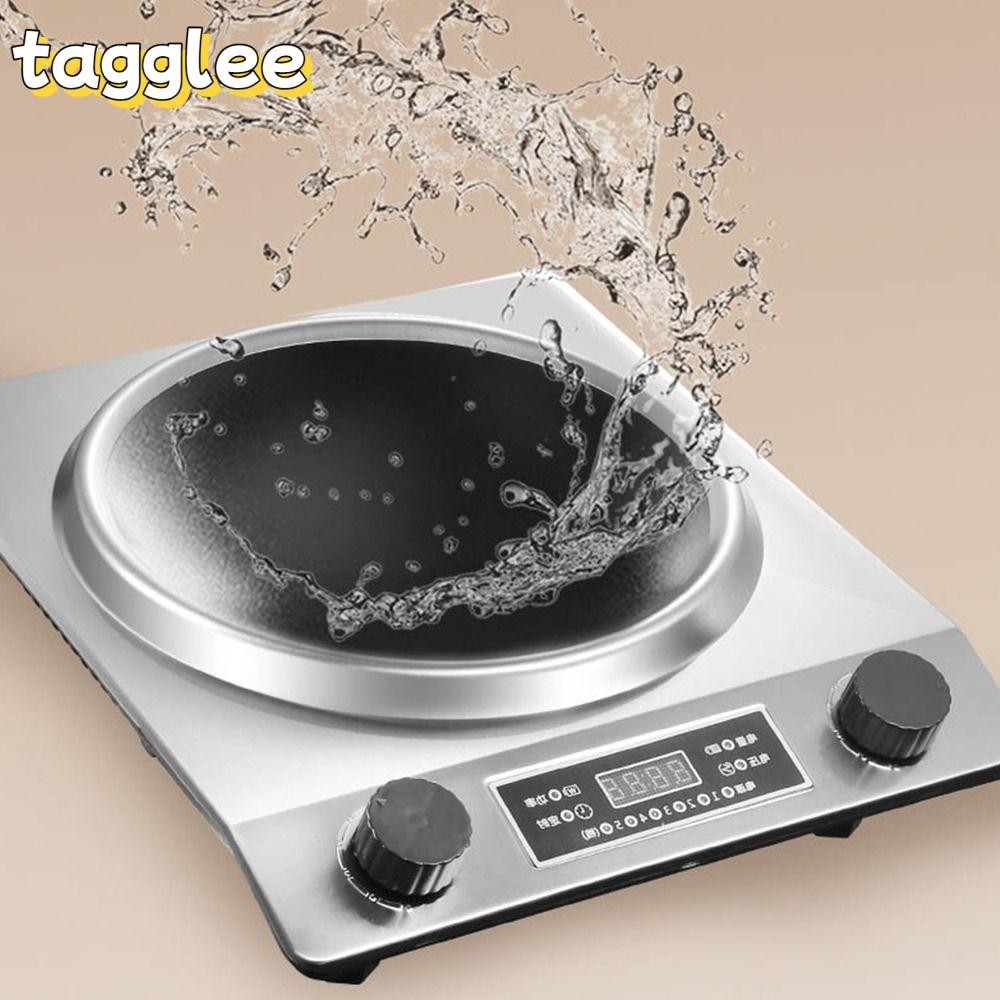 TAGGLEE เตาแม่เหล็กไฟฟ้า, เตาไฟฟ้าเว้า 3500W, เตาไฟฟ้ามัลติฟังก์ชั่นสแตนเลสกําลังสูง Generic