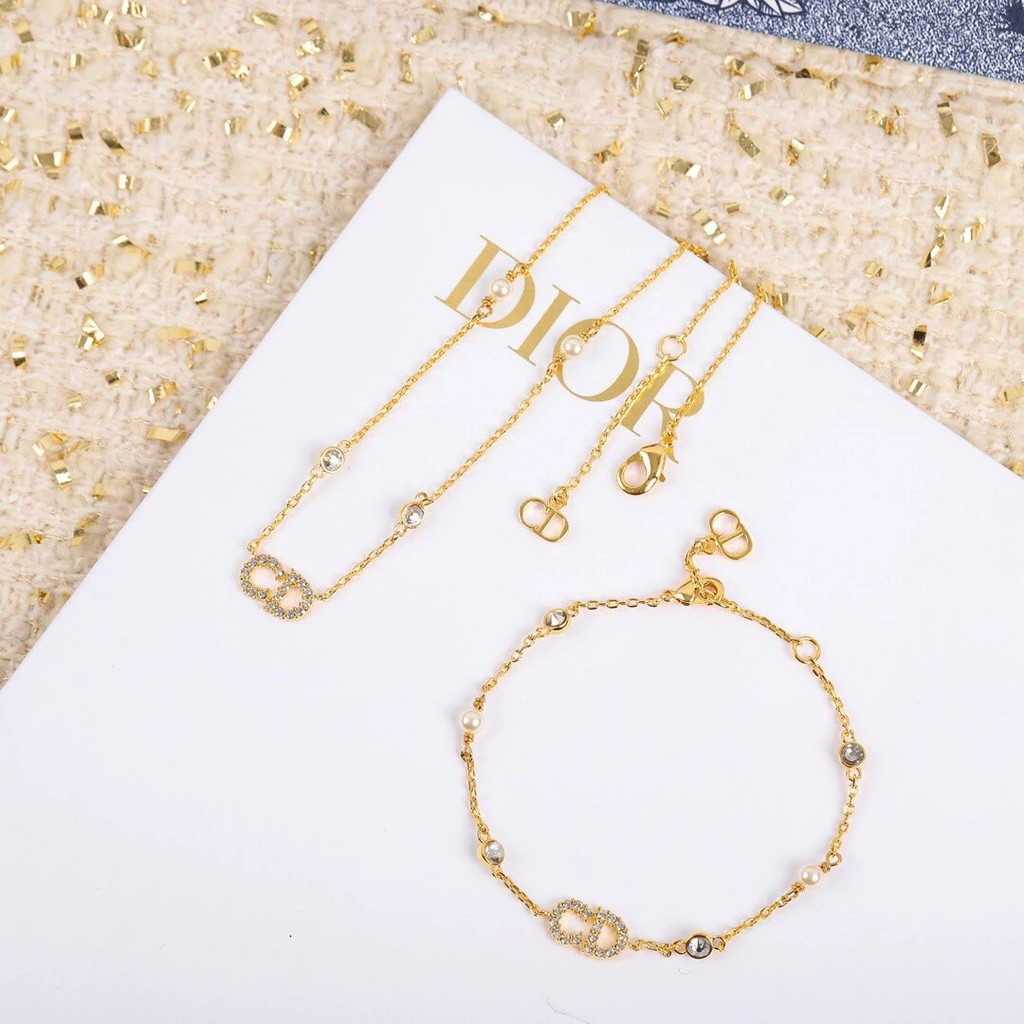 สร้อยข้อมือสร้อยคอ Dior CD 2FWD
