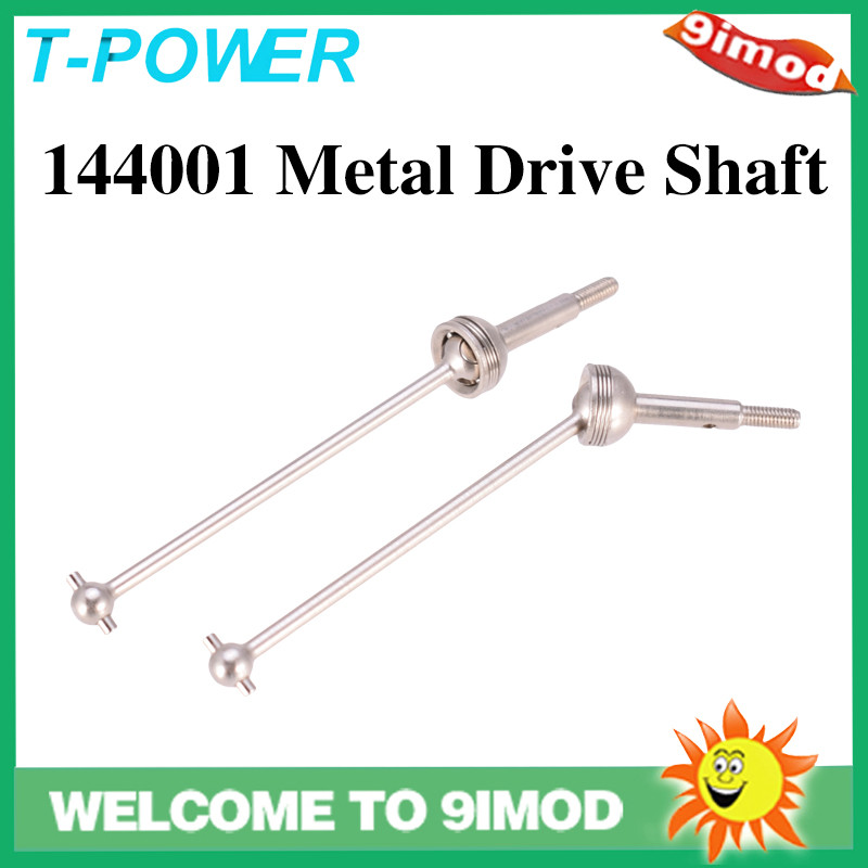 ที-พาวเวอร์ 144001 ไดรฟ์เพลาล้อโลหะ Dogbone อุปกรณ์เสริมอะไหล่ชุดสําหรับ Wltoys XK 144001 รถอาร์ซี