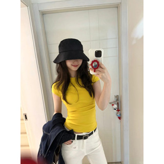 Moses Queen/Queen of Mercy เสื้อยืดสไตล์เกาหลี สีพื้น อเนกปร…