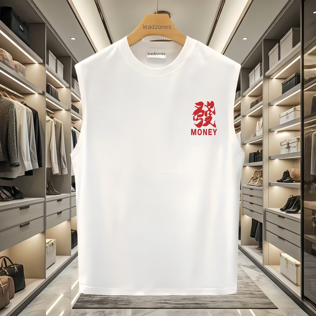 2025 NEW 2025P13 (200g Combed Cotton Vest) G2689 Black/White/S-5XL new23 1O96