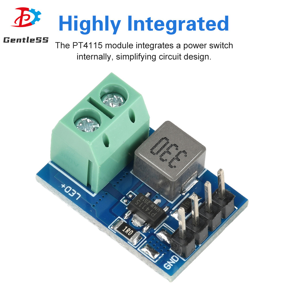 PT4115 1-10S LED คงที่ไดร์เวอร์เอาท์พุทโมดูล DC12V PWM Dimming