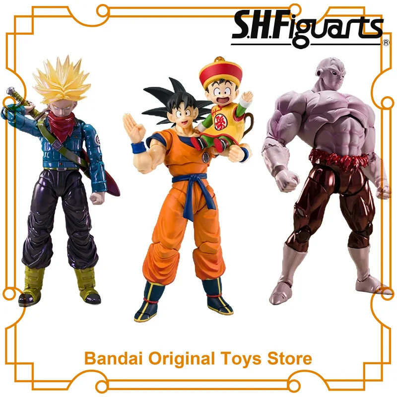 100% Bandai Dragon Ball Shfiguarts Son Goku Jiren Trunks Super Saiyan Sdcc 2025 Exclusive Edition Ac