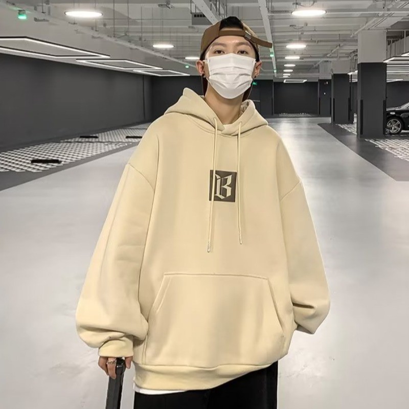 COD 2025 Pullover Autumn Winter Trendy Handsome Hong Kong Style Hooded Fashion 2022 Daily Youth Popu