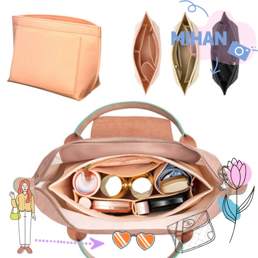 Mh กระเป๋าถือ กระเป๋าเดินทาง แบบนิ่ม สําหรับ Longchamp