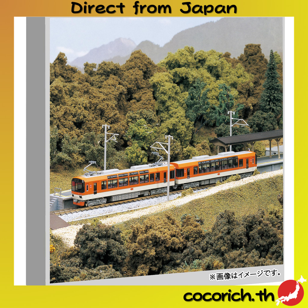โมเดลรถไฟ KATO N-gauge เรียนล่าฝูง Eizan Electric Railway Series 900 Kirara Maple Orange แบบเดินได้ 