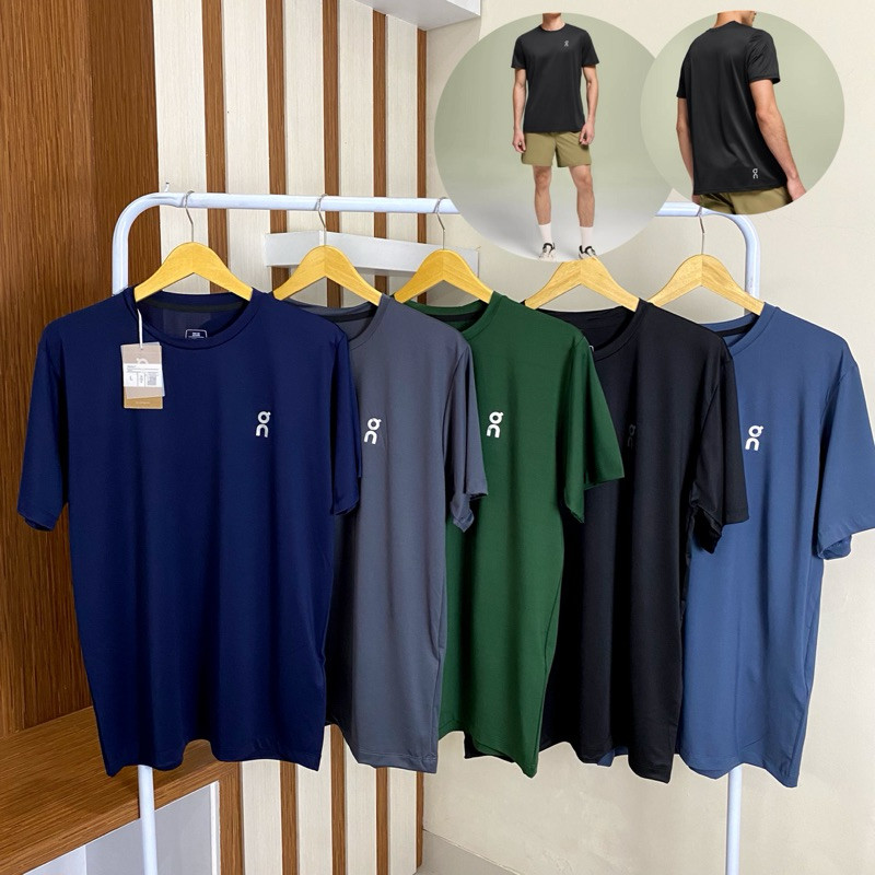 BERGU_IDRun 0n 0cloud Basic Mens T-Shirt Dry Fit/Sports T-Shirt/Mens Running Gym T-Shirt/Daily T-Shi