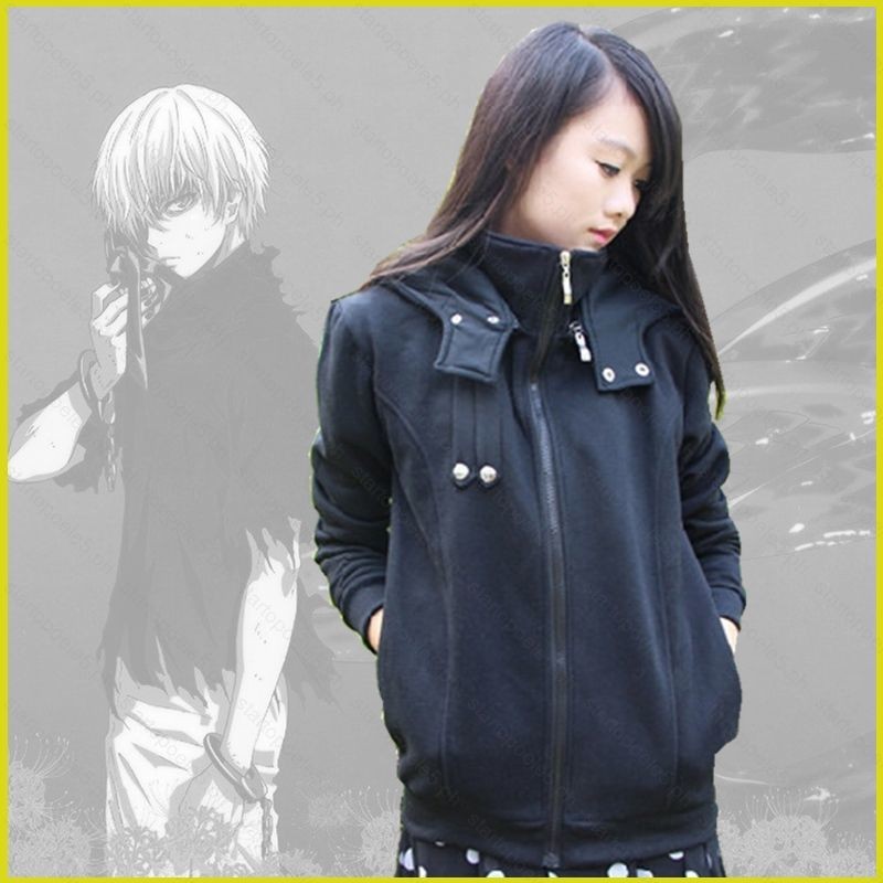 คอสเพลย์ Tokyo Ghoul Kaneki Ken ฮูดดี้ เสื้อกันหนาวผู้ชาย TS5