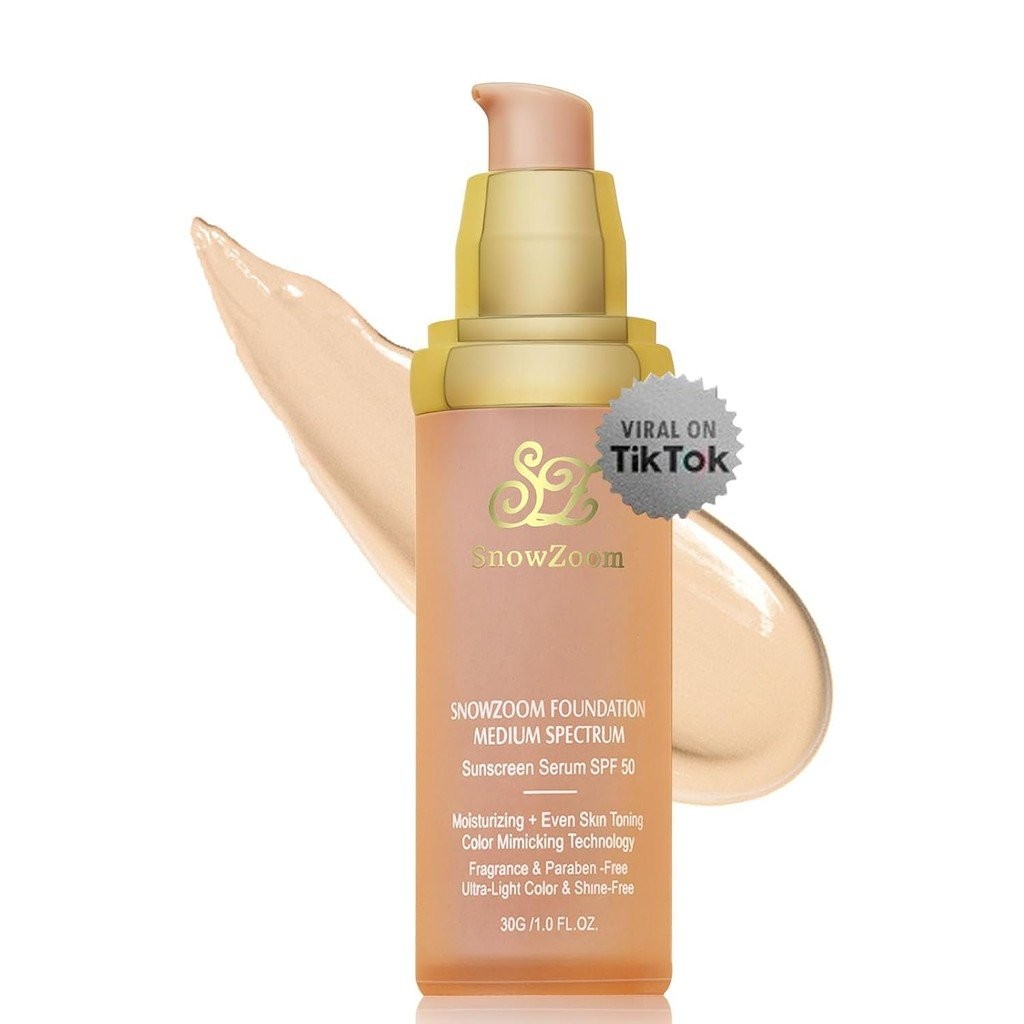 Medium 4 in 1 Hydrating full coverage คอนซีลเลอร์ Lighting Foundation Liquid-Longwearing & Waterproo