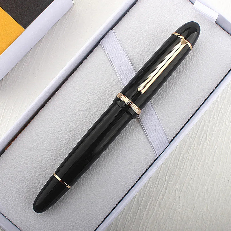 Jinhao X159 สํานักงานธุรกิจนักเรียนโรงเรียนเครื่องเขียนอุปกรณ์ Fine Nib Fountain ปากกาใหม่