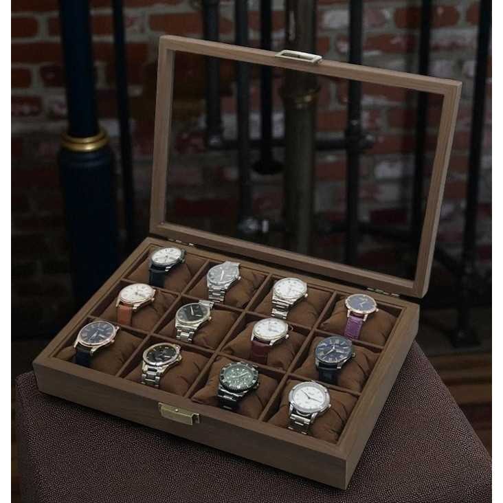 LuWei Watch Storage Organizer กล่องนาฬิกา 12 Grid - SKW154-FG