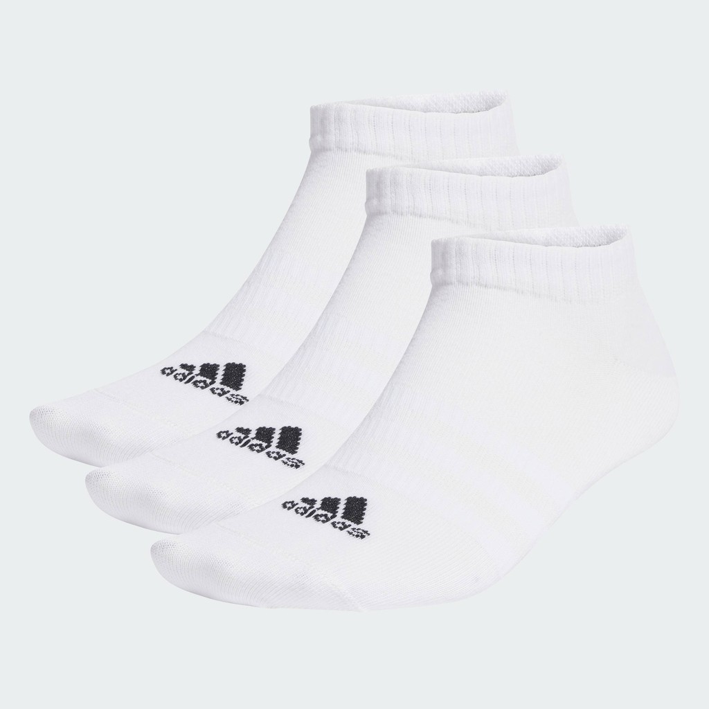 adidas Lifestyle Thin and Light Sportswear Low-Cut Socks 3 Pairs Unisex White HT3469