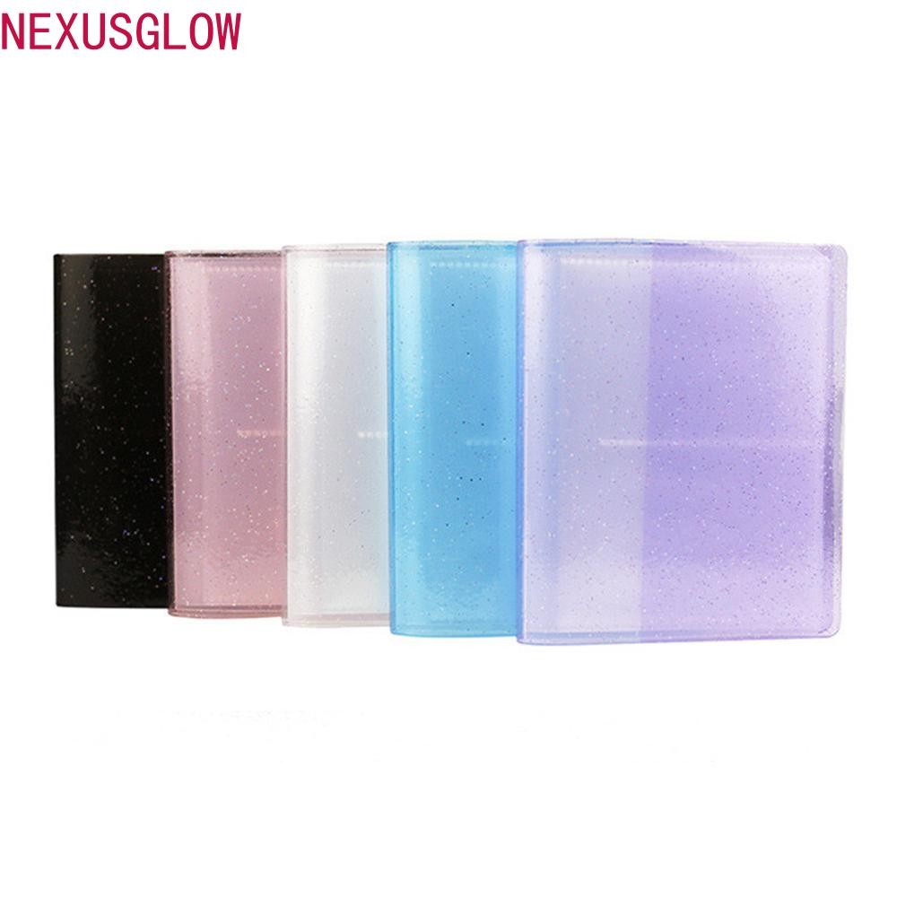 NEXUSGLOW การ์ด Mini Holder Card Sleeve Bling Cover การ์ด LOMO ปกใสการ์ดเกมสต็อก