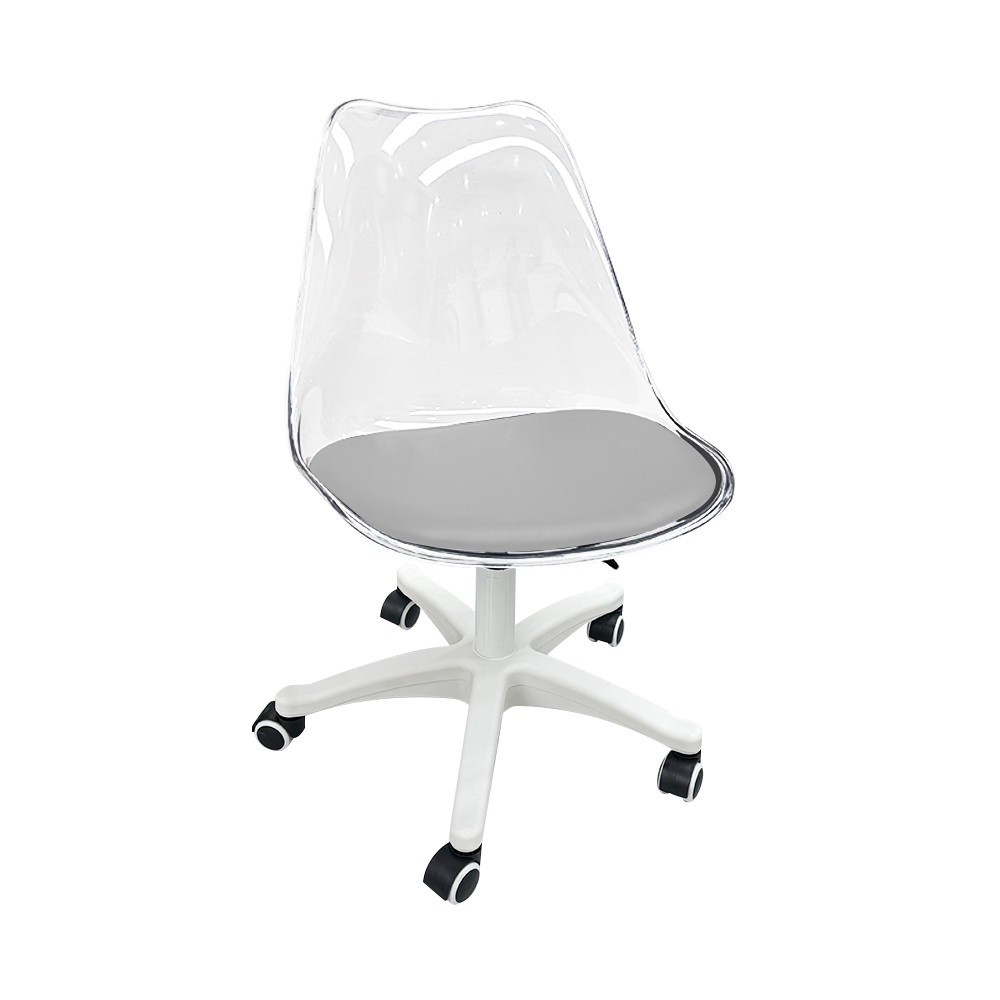 GlobalHouse SMITH เก้าอี้สำนักงาน รุ่น GLIDO ขนาด 53x53x70.5-82.5ซม.สีเทา  สินค้าของแท้คุณภาพดี