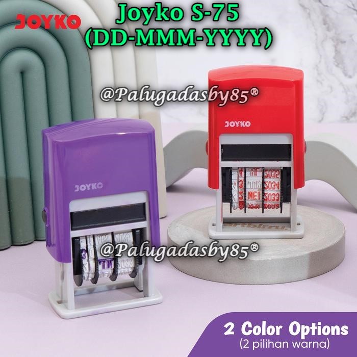(1 ชิ้น) WHOLESALE JOYKO S-75 DD-mm-YYYY 4 มม. แสตมป์วันที่ / JOYKO แสตมป์วันที่ S-75 แสตมป์วันที่