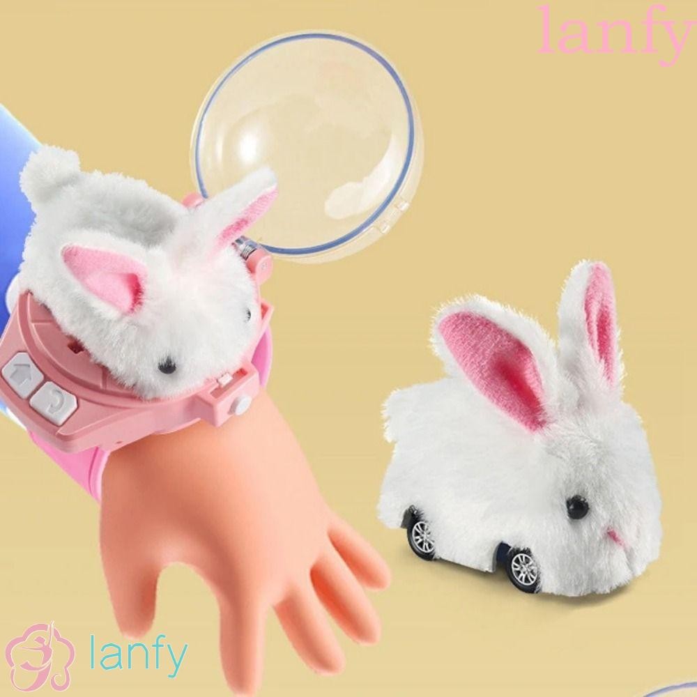LANFY Mini Racing Car, Rabbit Wrist Watch รถออฟโรดไฟฟ้า, Drift-Buggy Crab 2.4GHz ชาร์จรถบังคับวิทยุข