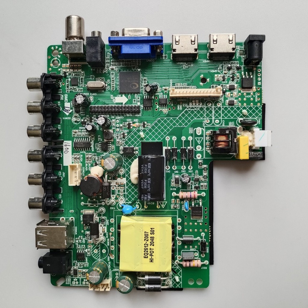 ยี่ห้อใหม่ LCD TV เมนบอร์ด DP.V53RL.813 Light Bar แรงดันไฟฟ้า 20-58V 25W480mA AC/DC