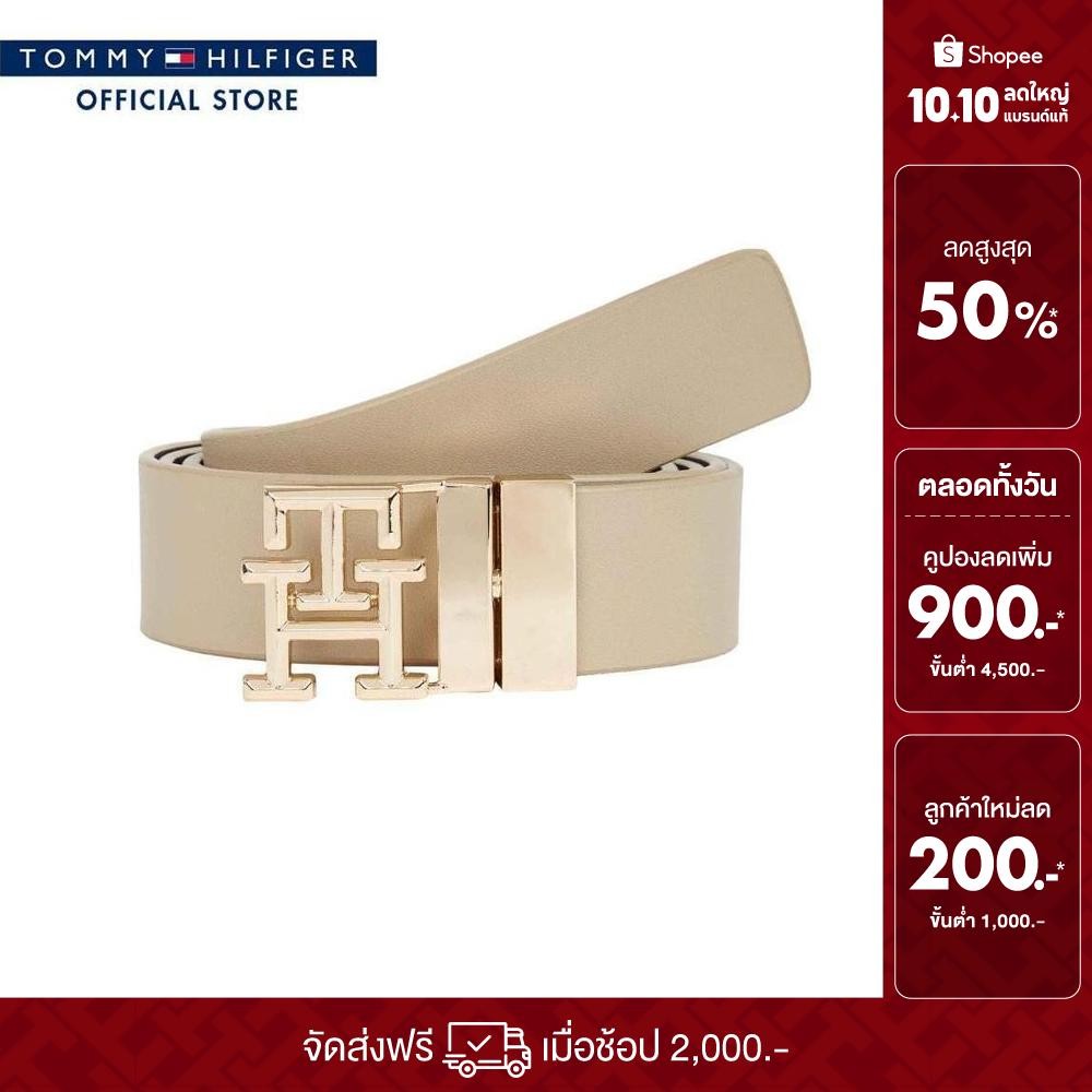 [พิมพ์โค้ด 10MALL10] Tommy Hilfiger เข็มขัด ผู้หญิง รุ่น AW0AW17247 0I1 - สีน้ำตาล