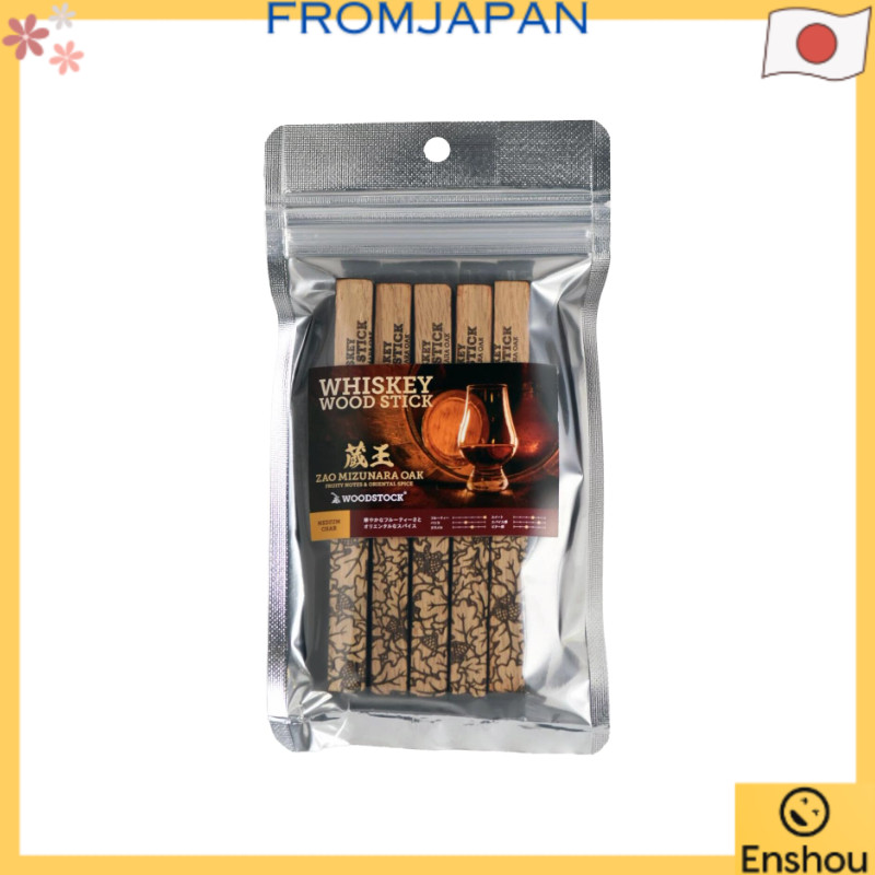 ♡โดยตรงจากญี่ปุ่น♡Aged Whiskey Wood Sticks × 5 Pieces Mizunara Stick Barrel Flavor Just Add to Your Usual Drink