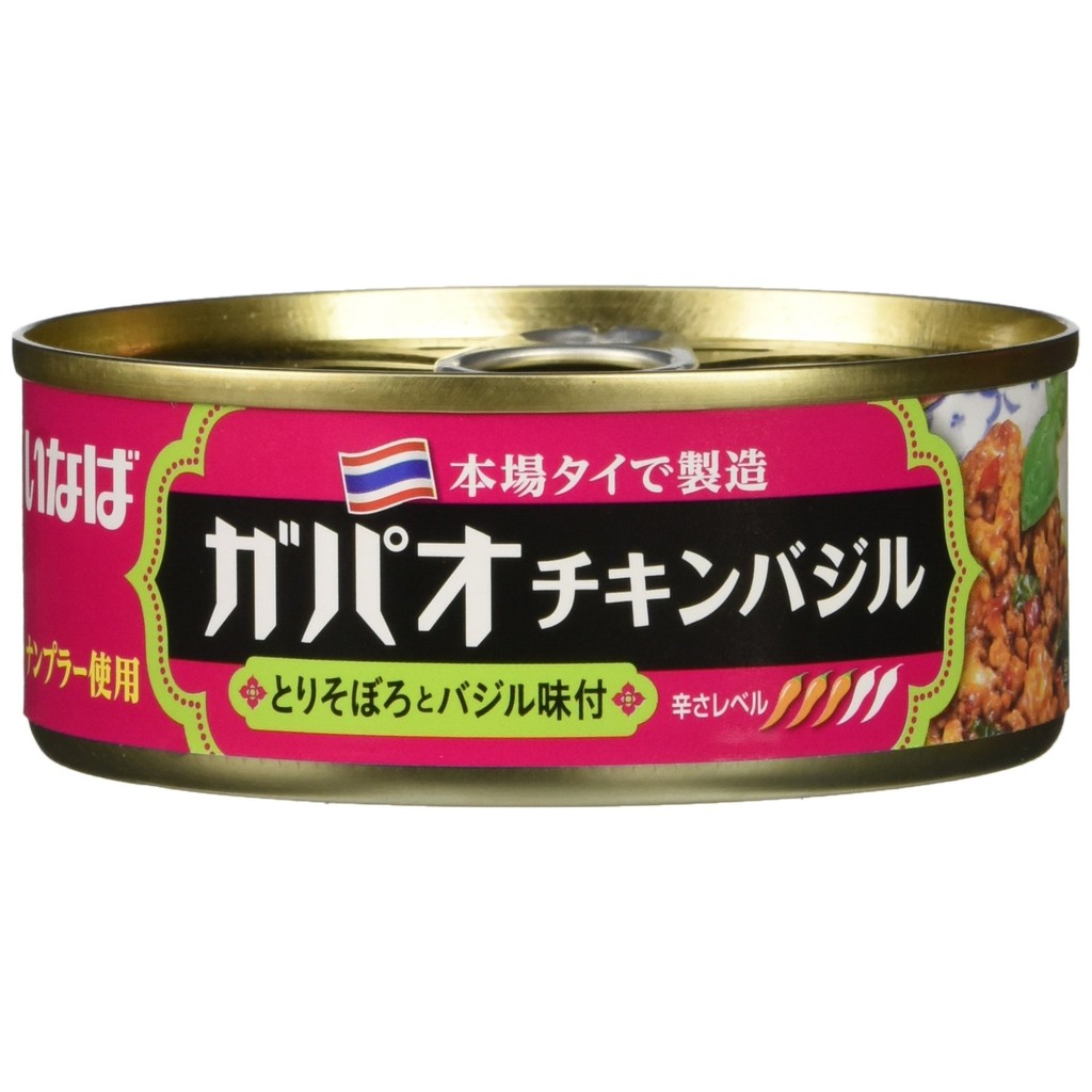Inaba Foods Inaba Gappao Chicken Basil 115g x 24 pieces