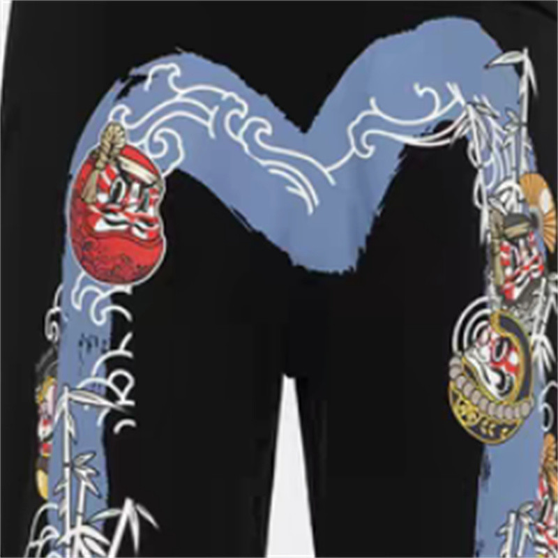 กางเกงวอร์มผ้าฝ้ายขนาดใหญ่ สำหรับผู้ชายและผู้หญิง ยืดหยุ่นได้ด้วยเอวยาง - รูปที่ 4