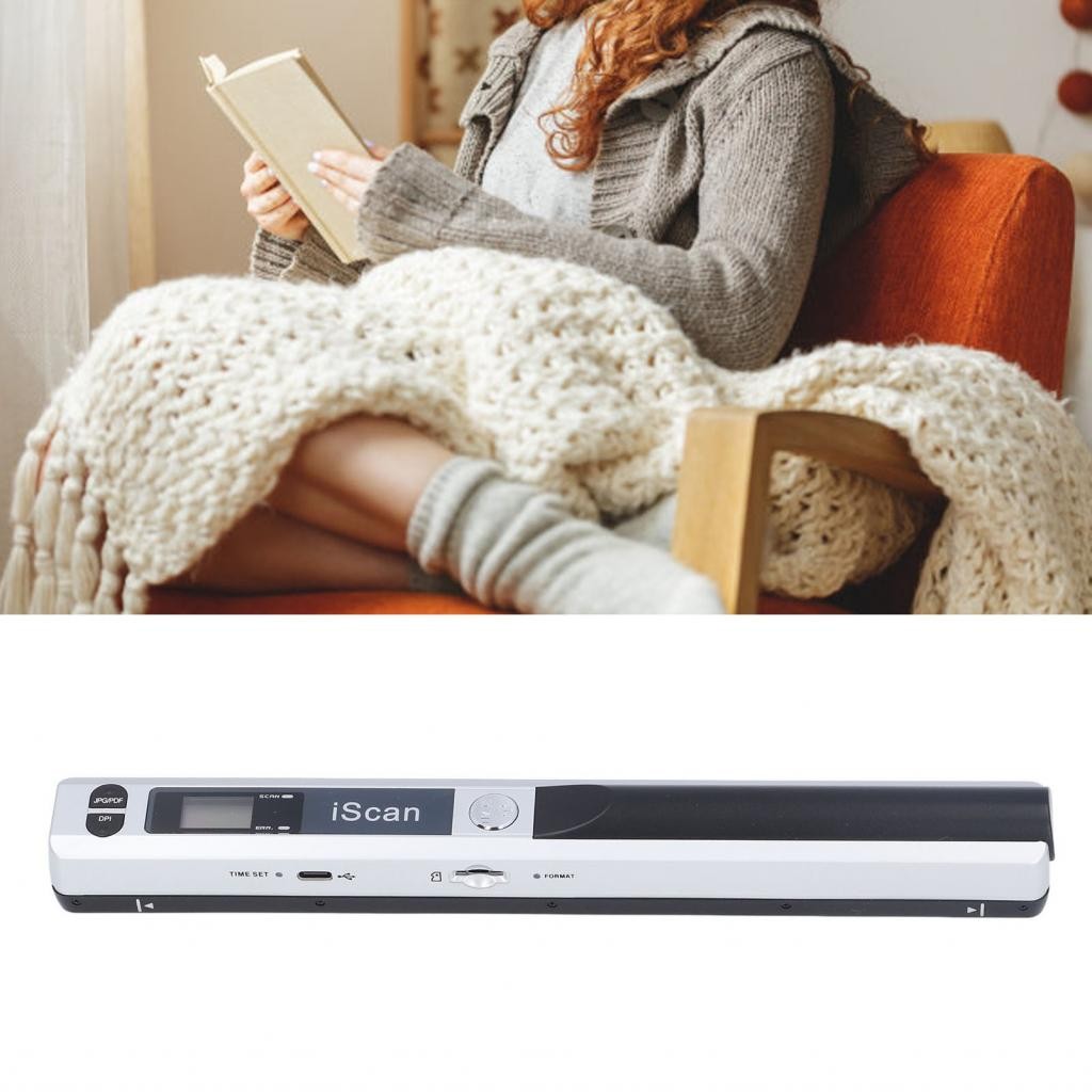 เครื่องสแกนพกพา 8.27 นิ้ว PDF และ JPG Mobile Document สำหรับรูปภาพ