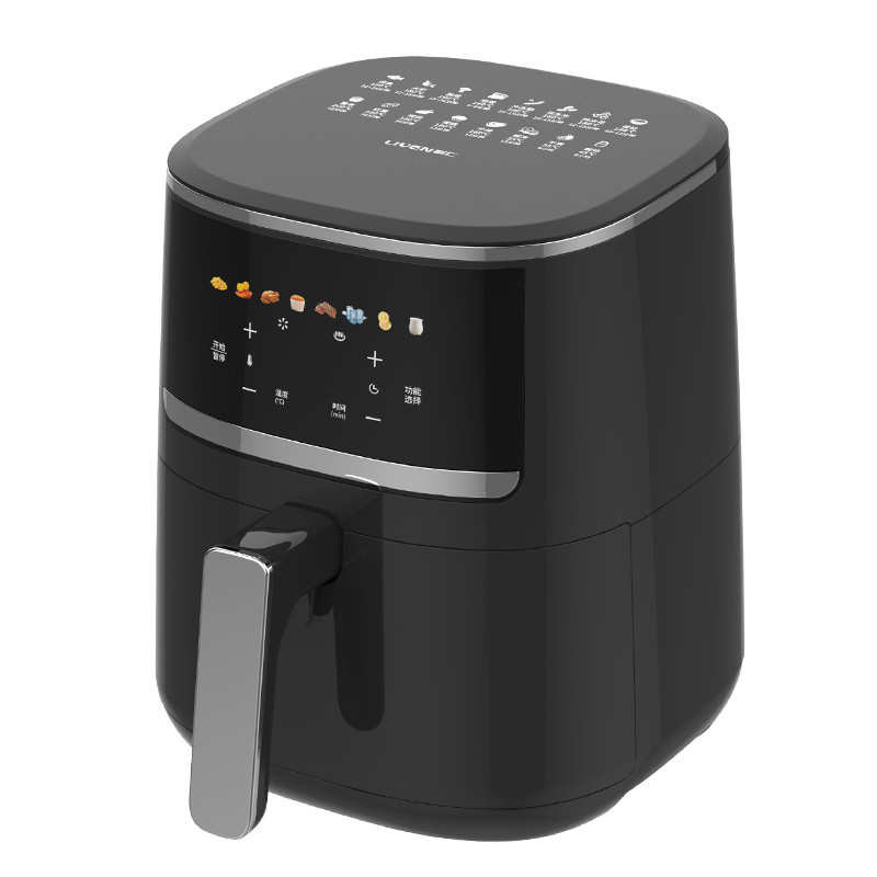 Liren Air Fryer Visual Household Flip-Free Smart Electric Fryer Steam Fryer เตาอบลมมัลติฟังก์ชั่นมูล