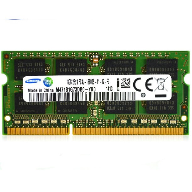 ต้นฉบับ Samsung Samsung 8G/8GB 2RX8 PC3L 12800S หน่วยความจําโน้ตบุ๊ค DDR3L 1600