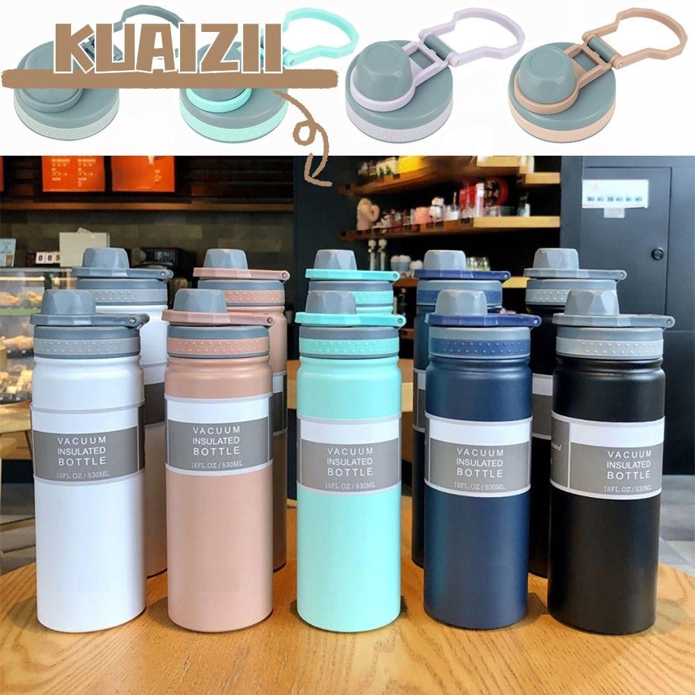 KUAIZII 1 ชิ้นถ้วย, 530 ml/750 ml PVC ขวด, Universal Splash Proof TS-8706B/TS-8709B พร้อมซีลแหวนปิดผ