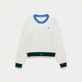 [Pomelo] เสื้อคาร์ดิแกนแต่งขอบสีตัดกัน / Contrast Trim Cardigan