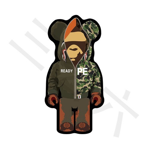 พรมรูปหมี Bearbrick รูปร่างแปลกประหลาด มีหลายลายให้เลือก วัสดุขนแกะเทียมหนานุ่ม แผ่นหลังกันลื่น พรมปูพื้นห้องนอน ห้องนั่งเล่น โซนสะสมของเล่น ของขวัญแฟนสตรีท ขนาด 60x120 ซม สั่งทำขนาดได้