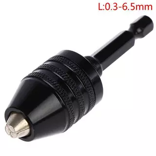 Hot 1/4 Hex Shank Keyless เจาะ Chu Qui เปลี่ยนอะแดปเตอร์แปลงเจาะอะแดปเตอร์.